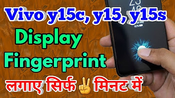 how to display fingerprint lock vivo y15c | vivo y15c me display fingerprint lock kaise lagaye