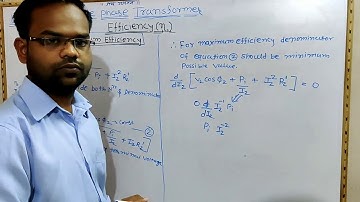 #single phase transformer#Basic Electrical Engineering Lecture 18 Efficiency part 2