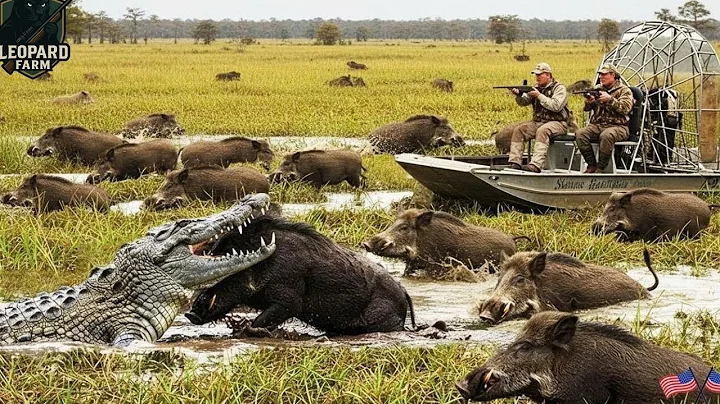 Top 100 Giant Wild Boar Shots – How Texas Farmers Battle Invasive Boars