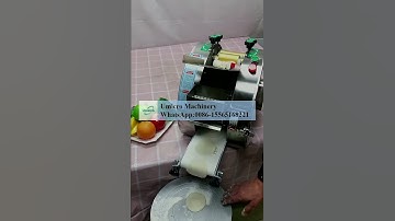 A rolling machine can come out with different sizes of pasta skin #dumpling skin machine