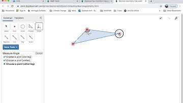 Using the Desmos Geometry Tool to test the Triangle Sum Theorem