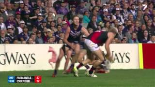 Round 3 AFL - Fremantle v Essendon Highlights