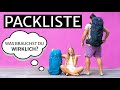 Weltreise packliste  backpacking urlaub  was du wirklich brauchst auf rundreise  roadtrip