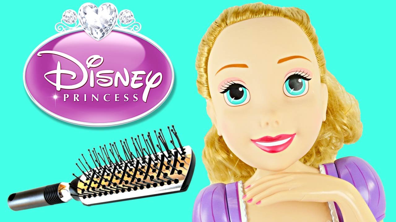 Cabeza De Estilo Rapunzel Disney Princesas Cambio De Color Sombras Pintalabios Y Unas Youtube