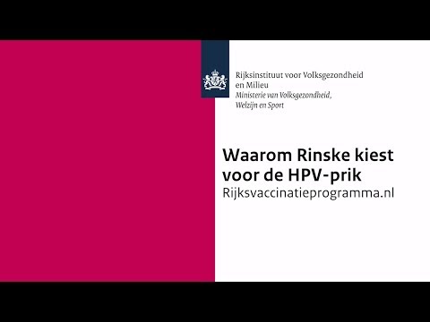 RIVM | Waarom Rinske kiest voor de HPV-prik