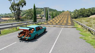 Cars vs Speed bumps-BeamNG.drive