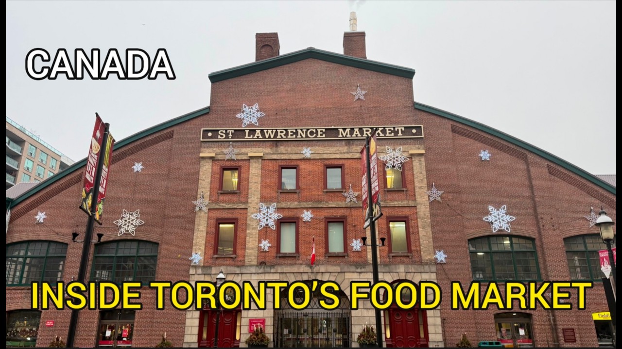 St. Lawrence Market Walking Tour 🇨🇦 | Toronto’s Most Iconic Market