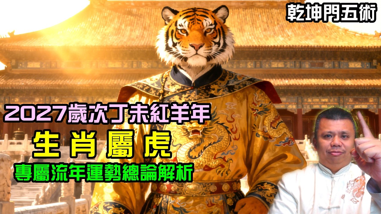 2027紅羊年生肖屬虎專屬流年預測解析 縮圖