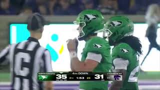 North Dakota Vs #17 Kansas State CRAZY ENDING! (FCS vs FBS Football) Week 1