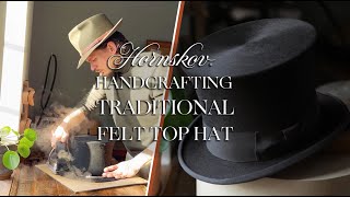 Watch as this traditional felt Top Hat is meticulously handcrafted the old fashioned way 🎩