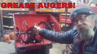 How To Grease Honda Snowblower Augers Without Zerks @HondaSnowblowerEnthusiasts311