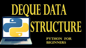 Deque Implementation using deque from the collections module