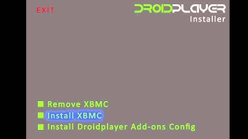 Using the Custom Droidplayer XBMC Installer App