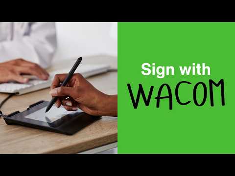 How to electronically sign documents with Wacom signature pads - video from Ascertia