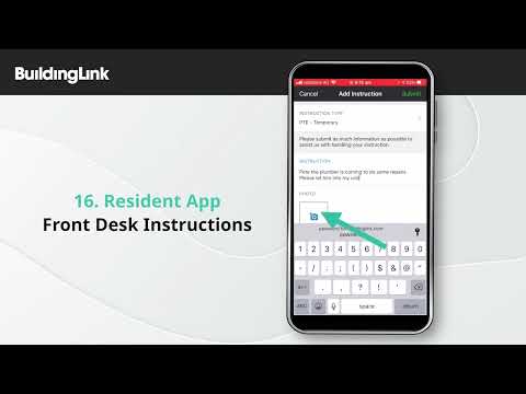 【Tutorial】Resident App - Front Desk Instructions | BuildingLink International