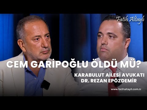 Münevver Karabulut'un ailesinin avukatı Dr. Rezan Epözdemir, Fatih Altaylı'nın sorularını yanıtladı