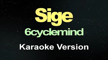 sige - karaoke version