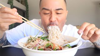 VIETNAMESE PHO MUKBANG | DO NOT TRY THE NEW PAQUI ONE CHIP CHALLENGE!