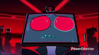 Emily saves Alastor and gets hit by the laser @teamtoondefenders3688