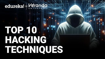 Top 10 HACKING Techniques (2025) | Cyber Attack Strategies | Top Hacking Methods | Edureka