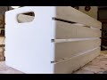 Making a Large Rustic Storage Crate | VQC