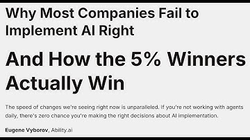 Webinar | Why 95% of companies fail to implement AI Automation