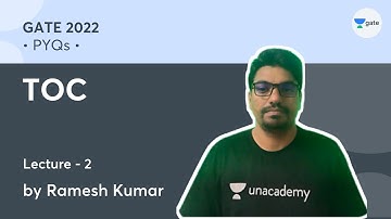 L 2 | TOC PYQs | GATE 2022 CSE | Ramesh Kumar