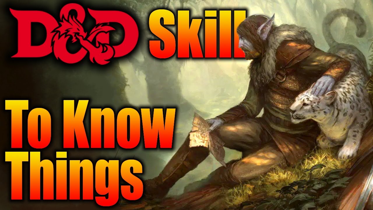 D&D Skills 101 Arcana, History, Nature, Religion YouTube