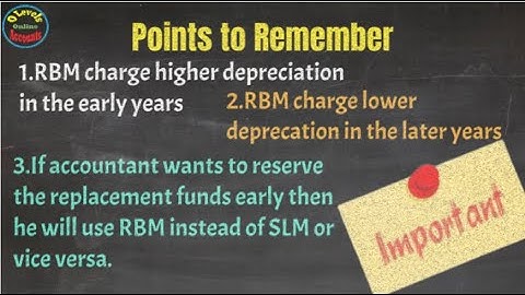 How to solve #reducing #balance #method of #depreciation  questions in #olevels #accounting  #exam ?