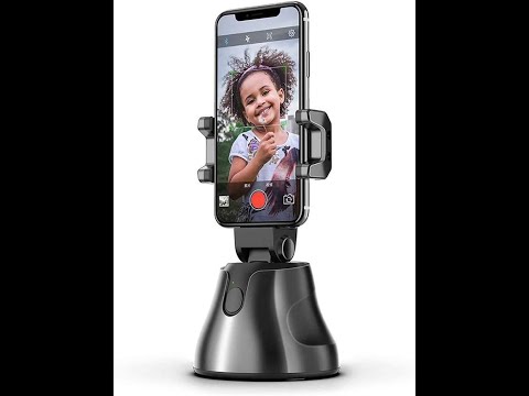 عصا سيلفي ذكية بخاصية الدوران 360 درجة تتبع الوجه التلقائي تتبع الكائنات كاميرا الفيديو  