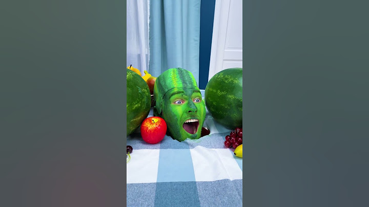 I Painted My Head As a Watermelon! Food Prank! 😈😂 #funny