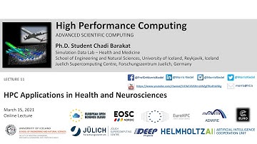 2021 High Performance Computing Lecture 11 HPC Applications in Health and Neurosciences Part2 💻