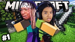 Playing Minecraft as a NOOB for The First Time In YEARS... [Minecraft w/Mel Part 1]