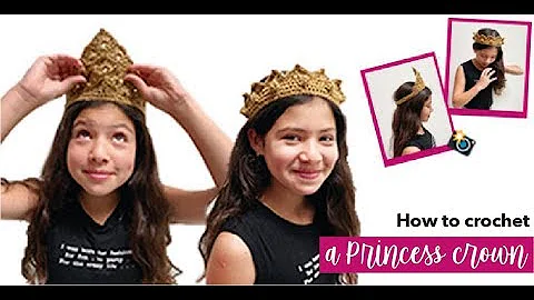 Create Your Own Princess Crown with Easy Crochet Instructions!