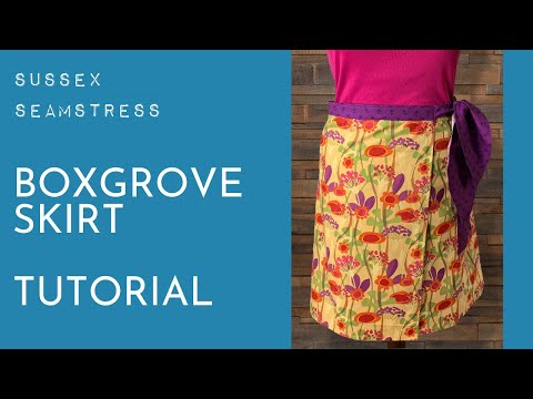 Boxgrove Skirt Tutorial - Confident Beginner Pattern - Sussex Seamstress