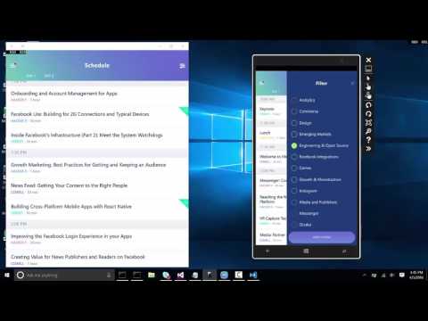 Bringing the F8 App to Windows with React Native - YouTube