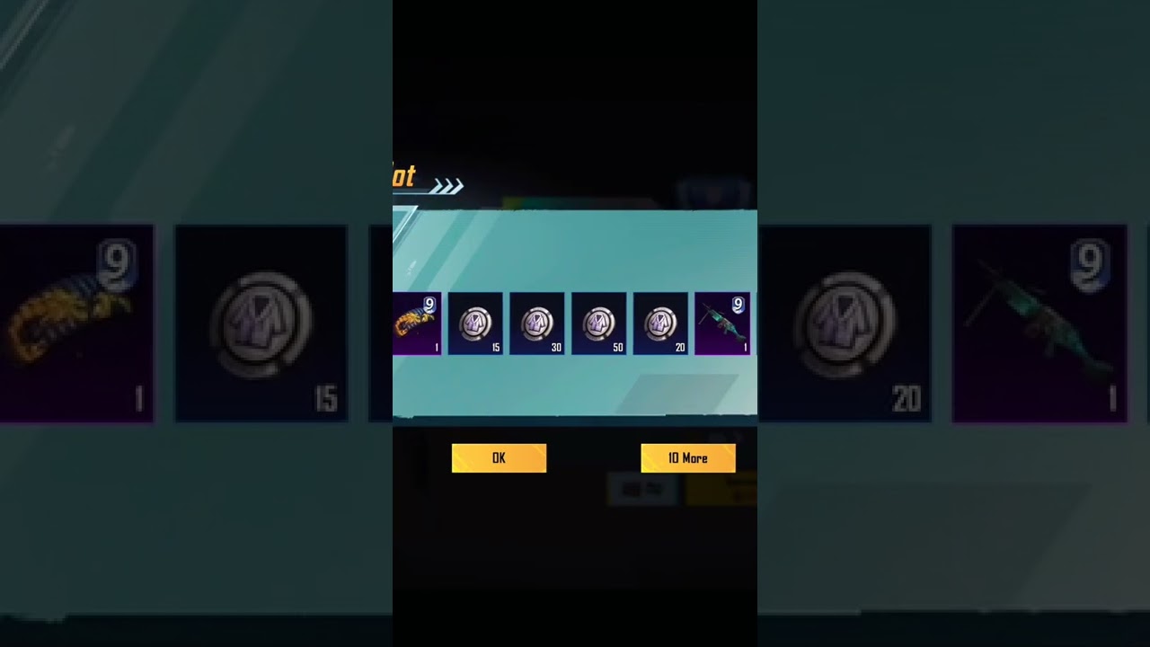 Finally got season 9 parachute in royal pass crate spin 