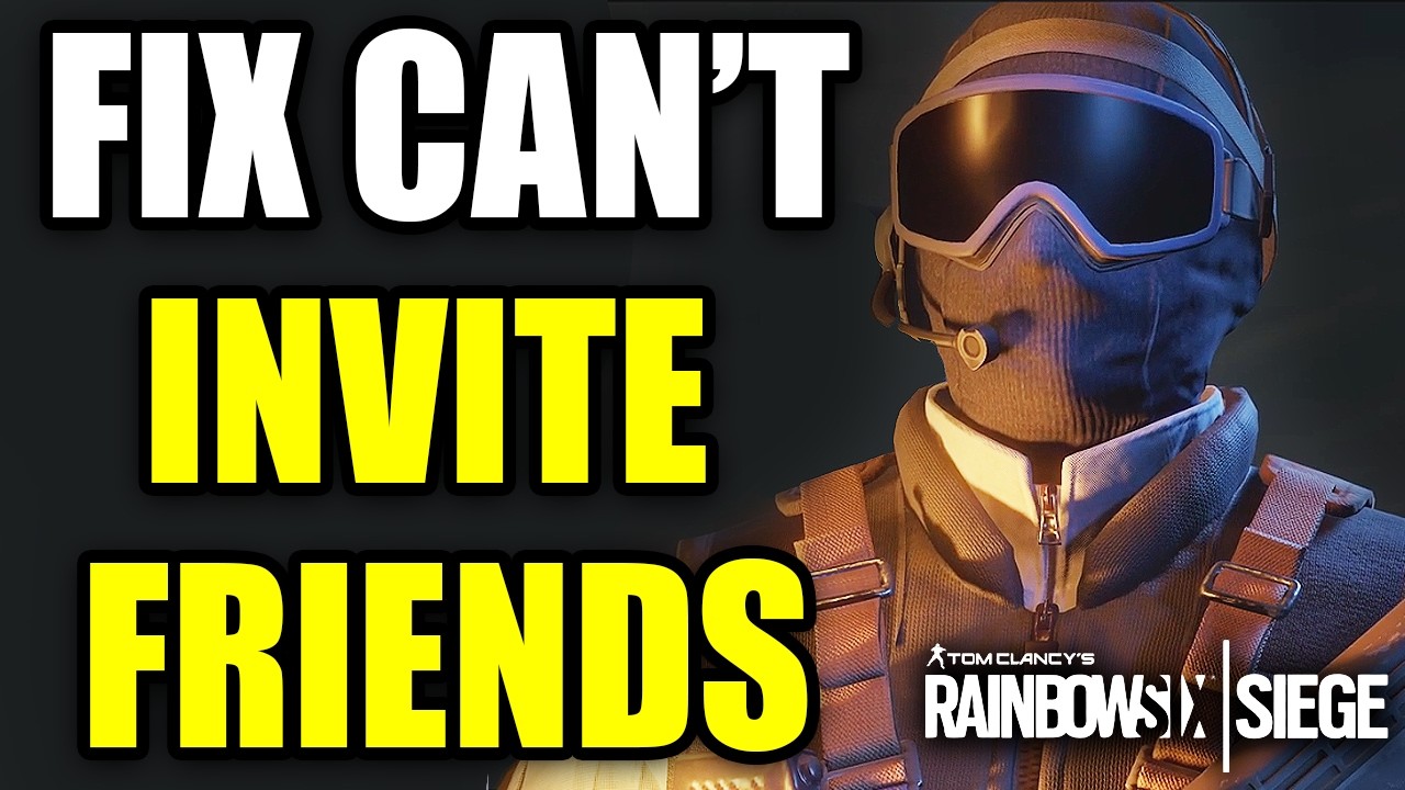 Исправление проблемы с приглашением друзей из кросс-игры в группу в Rainbow Six Siege — простое р...