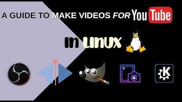 Content Creation in Linux! A How-To Guide for Making YouTube Videos.