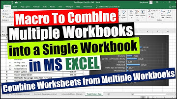 Excel Macro to combine multiple Excel Workbooks