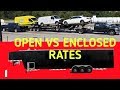 Who makes more open or enclosed hot shot car hauling, #carhauler, #hotshot, #rates