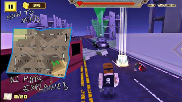 BLOCKAPOLYPSE Zombie Shooter - All 20 MAPS Walkthrough Explained