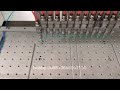 Automatic pvc rubber dispensing machine test before delivery