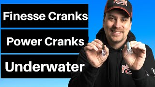 How do Crankbaits Look Underwater | Tight Wobble vs Wide Wobble Crankbaits | Finesse Crankbaits