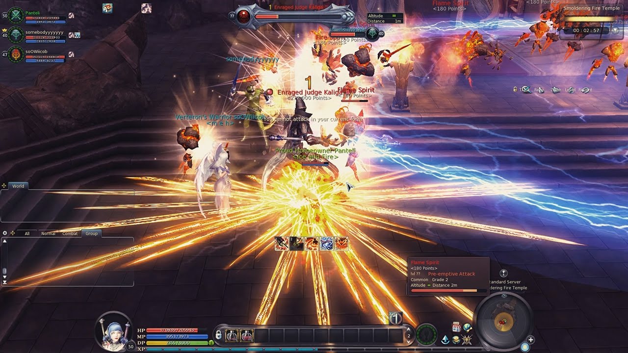 Aion NA 5.1 - Smoldering Fire Temple Event S Rank - Glad POV (02-24-2017)