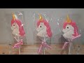 Chocolate Unicorn figures and chocolate Marshmallows/ figuras de Unicornio y el numero 1 chocolate M