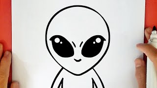 HOW TO DRAW AN ALIEN