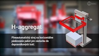 H-Aggregat - Plnoautomatický Stroj Pre Horizontálne Páskovanie Horizontal Strapping W Rent