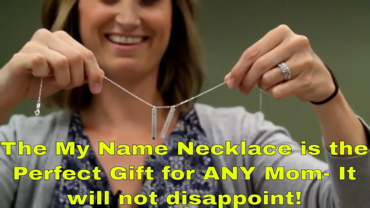 The My Name Necklace is the Perfect Gift for Any Mom- It will not disappoint!