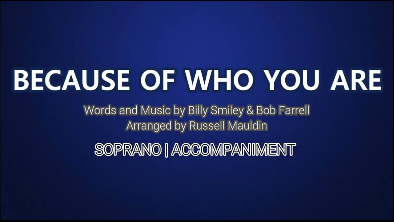 Because of Who You Are | Soprano | Vocal Guide by Sis. Cherry Mananon